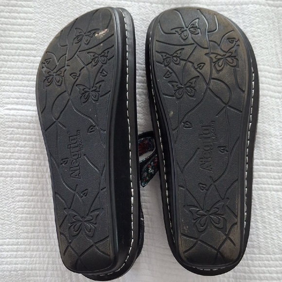 Alegria Womens Floral Mary Jane Slippers - Sz 40 - Picture 2 of 4